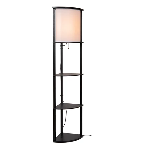 Lucide MENNO - Vloerlamp - 1xE27 - Zwart - detail 1